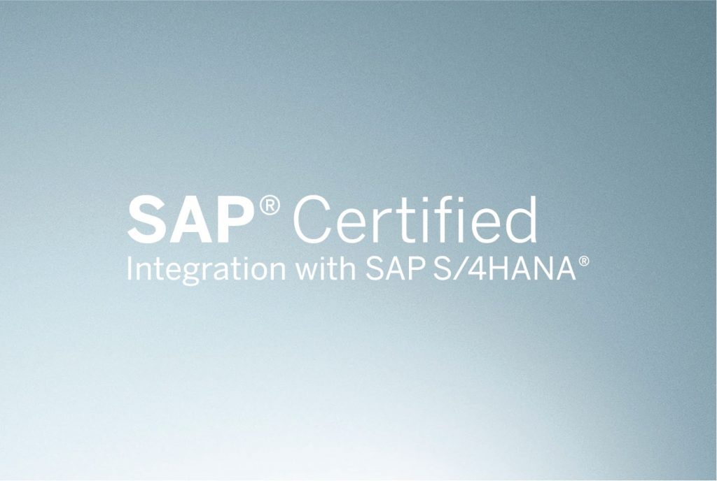 New integration with SAP®. This time, with S4/HANA®.